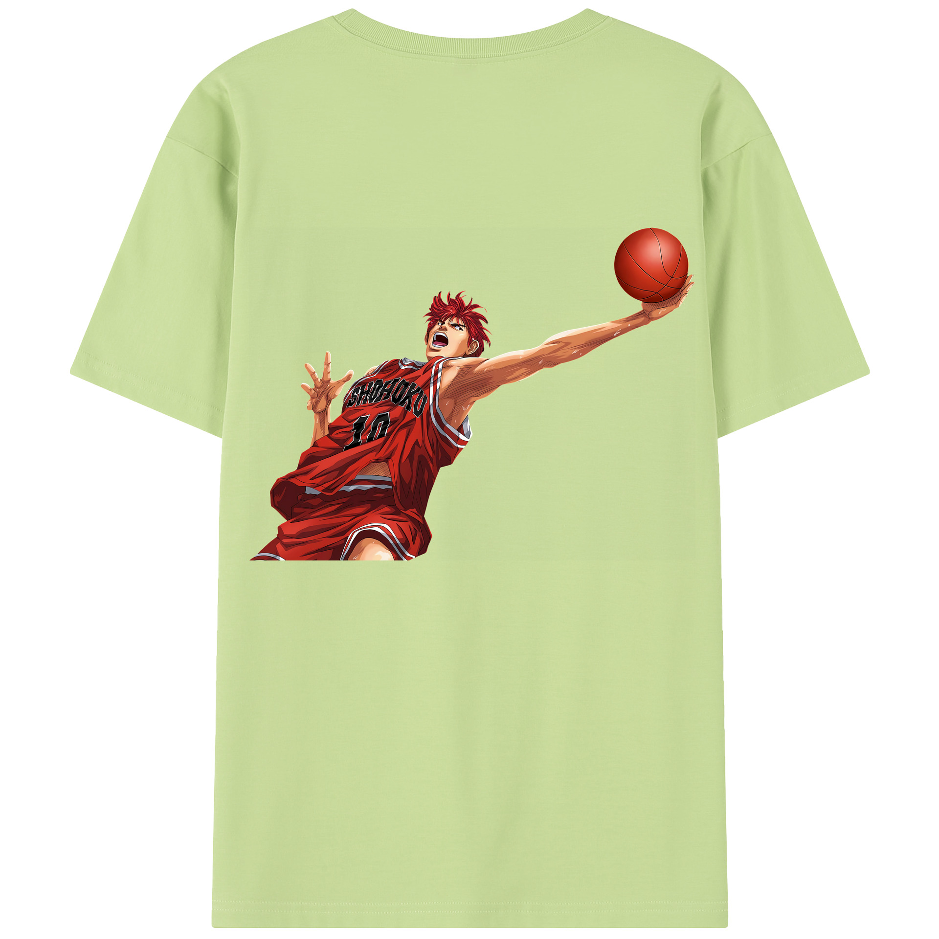 SLAM DUNK／スラムダンク 綿100％半袖Tシャツ（背面プリント）